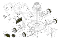 Page A Diagram and Parts List for 96114000317  Weed Eater Lawn Mower
